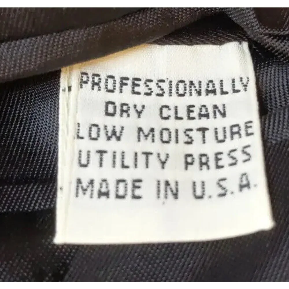 VTG Daniel Hechter Sport Coat Jacket Mens 44R Brown‎ Black Check USA Union Label